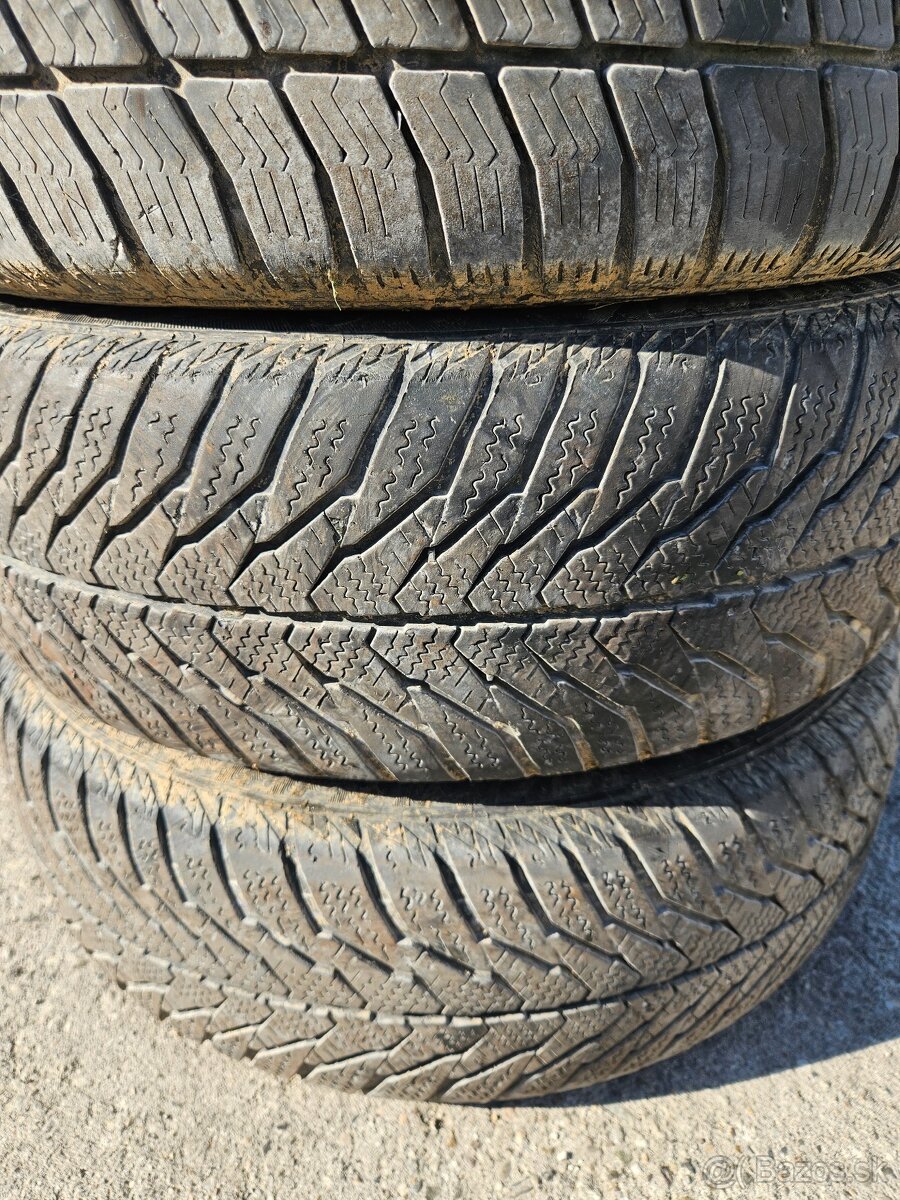 Predám zimnú sadu plecháčov 5x100 r14 - 5