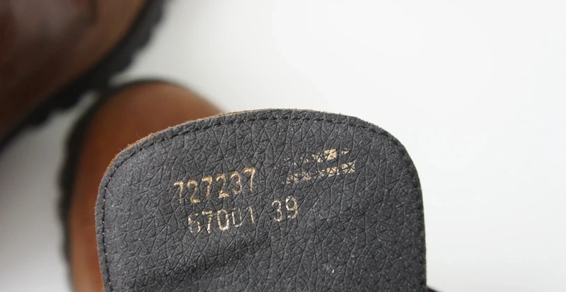 Unisex Kožené Topánky s Kožušinou....veľ-39 - 5