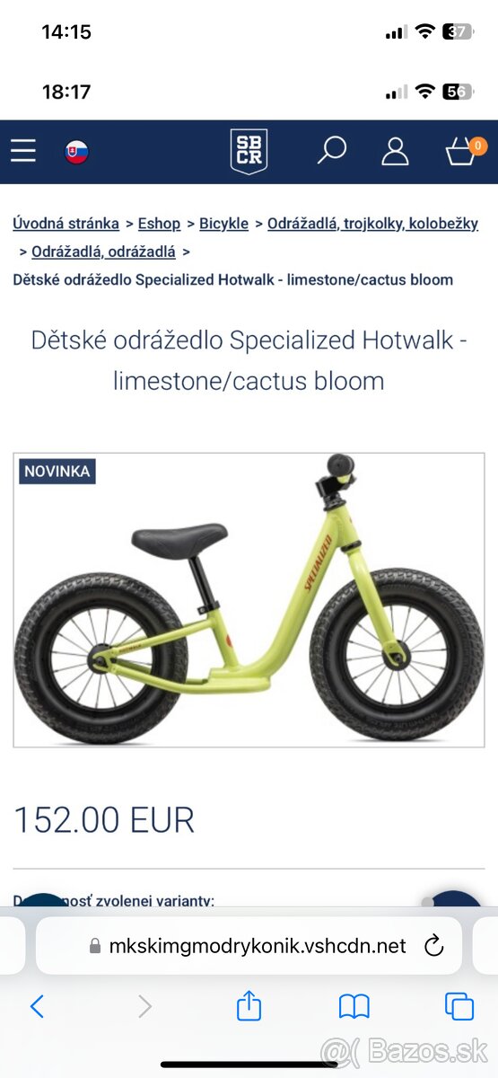 Detske odrazadlo Specialized Hotwalk - 5