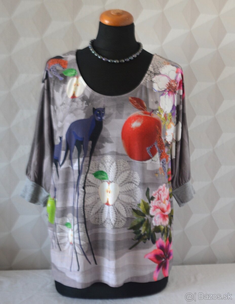 Tričko oversize Desigual, veľ. M - 5