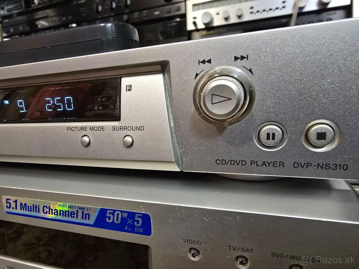 SONY STR-DE375 +DVP-NS310 set silver - 5