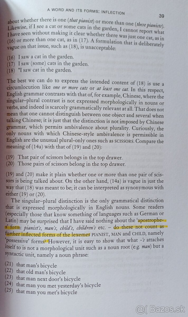 Predám knihu An Introduction to English Morphology - 5