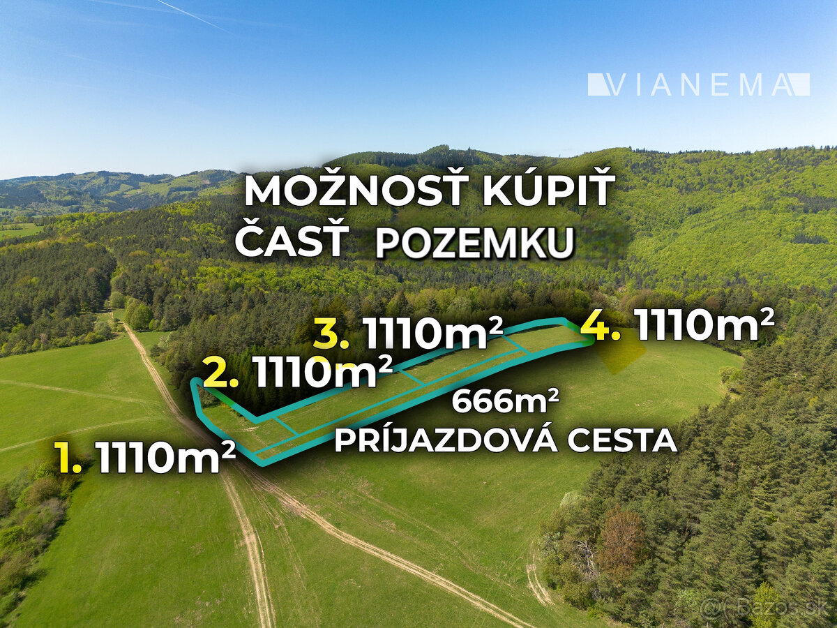 IBA U NÁS Rekreačný pozemok s výhľadom - Zubák pri Púchove - 5