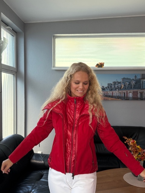 Lyžiarska budna SPYDER červená S - 5