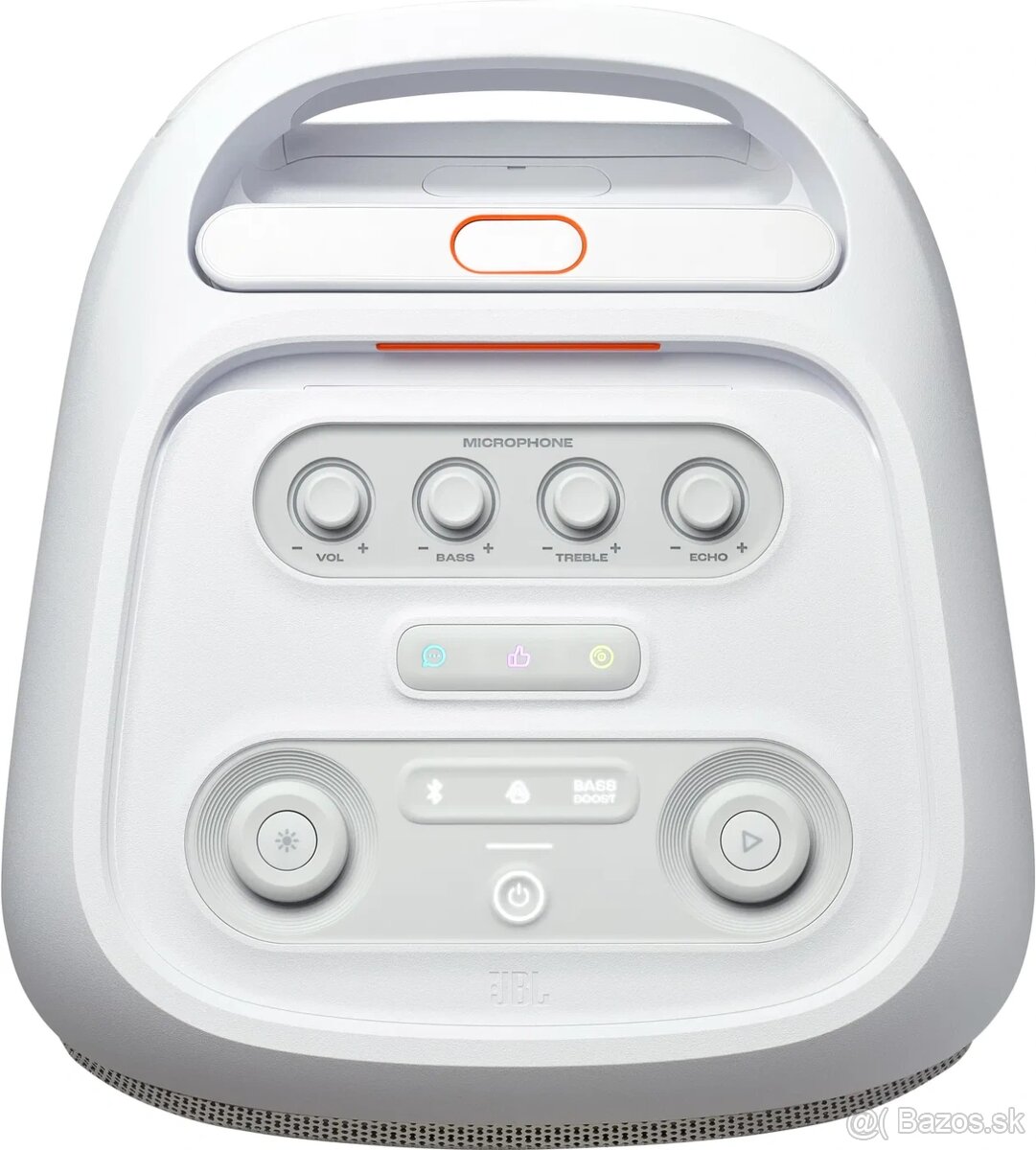 Prenájom JBL Partybox STAGE 320 White + Wireless Mic - 5