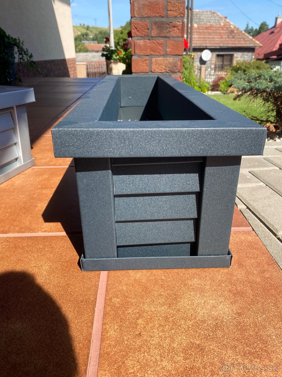 Hliníkové kvetináče - 5