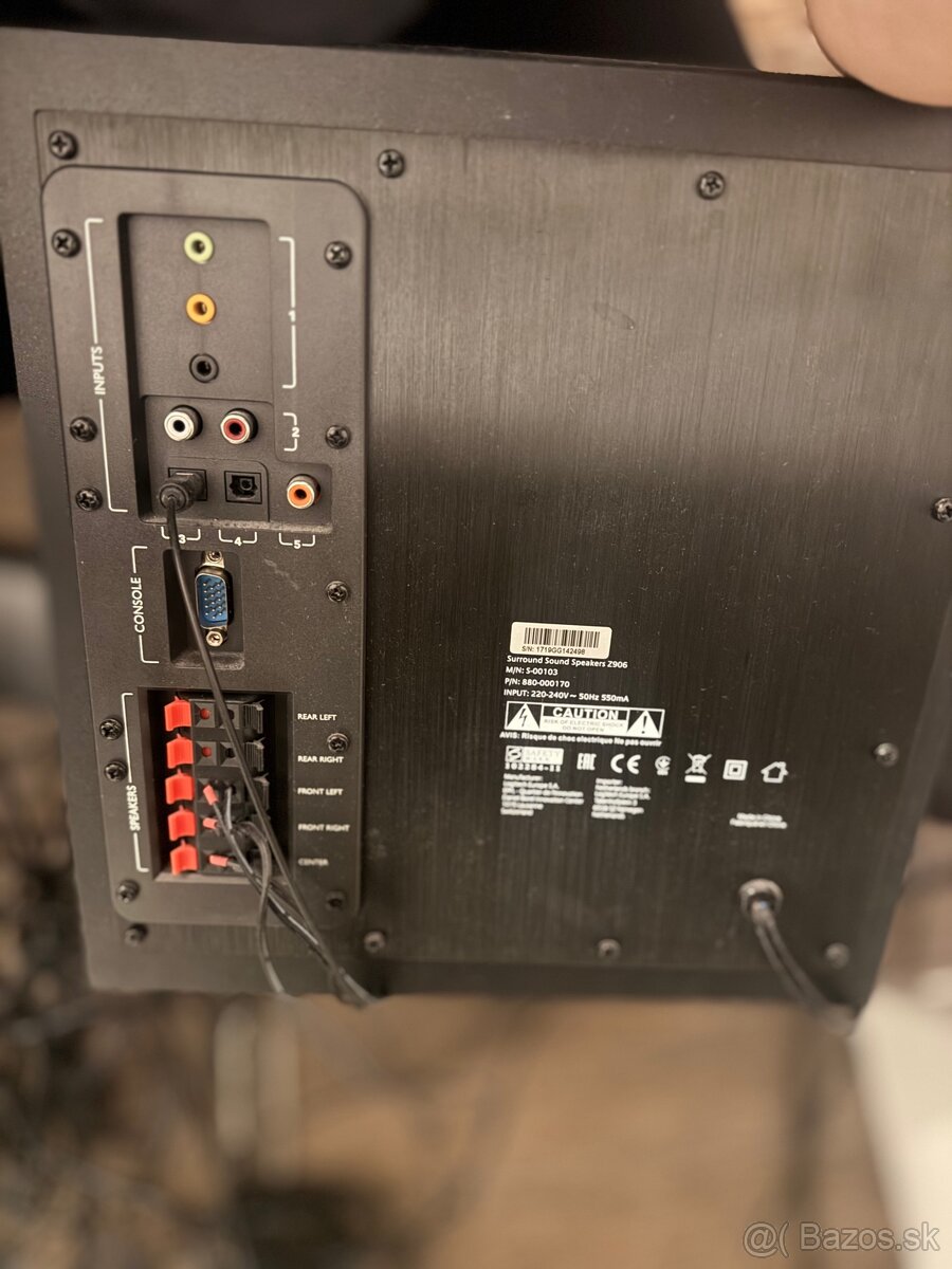 Logitech sound speakers Z906 - 5