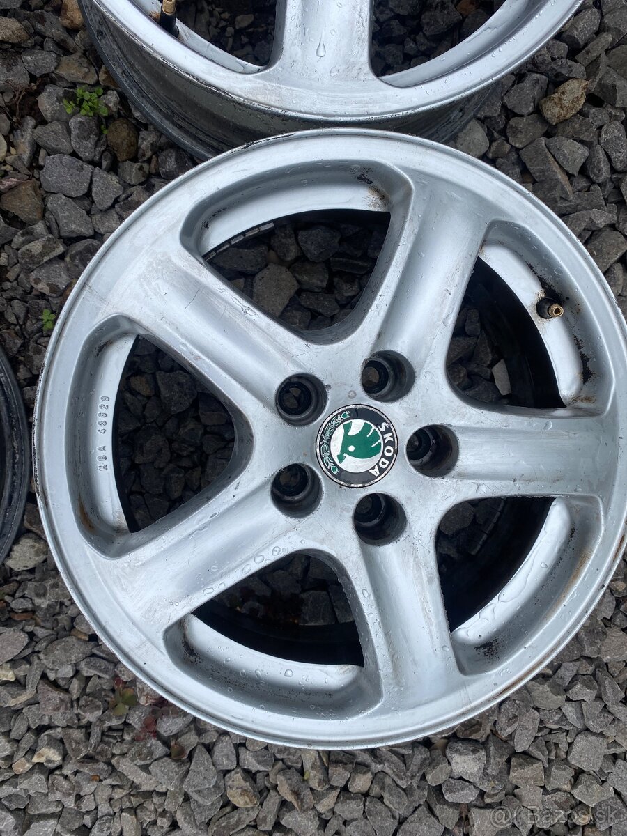 Predám hlinikove disky elektrony 5x100 R15 - 5