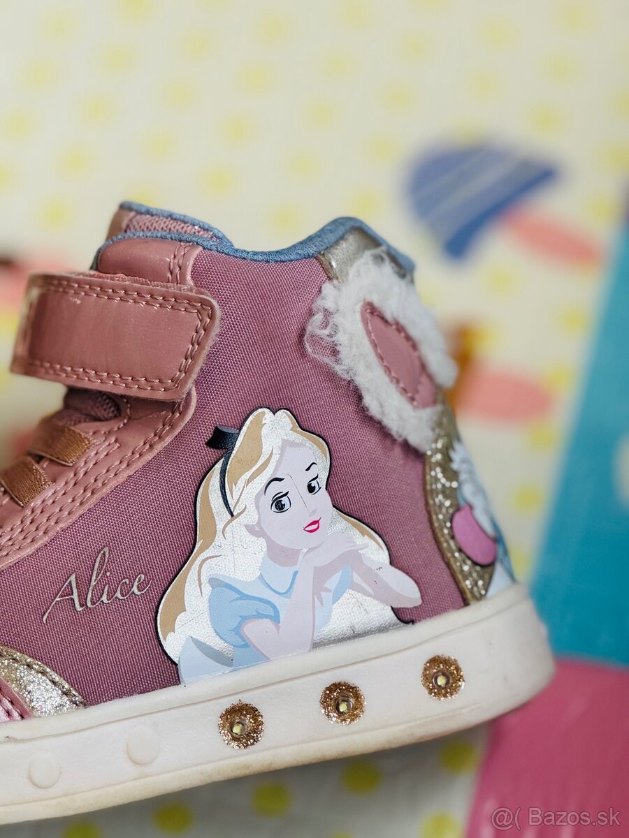 Svietiace Geox tenisky, v. 26, VD: 16,4 cm - 5