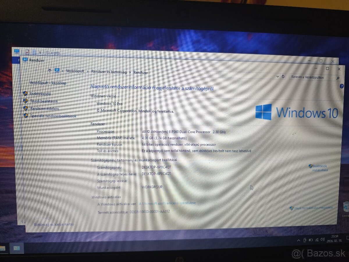 Predam HP notebook - 5