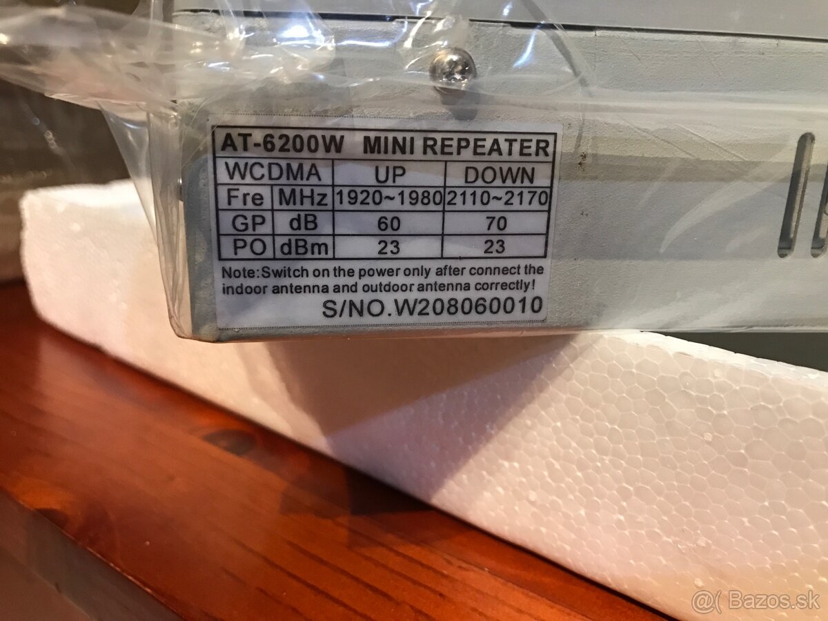 GSM zosilovac, nový frekvenčné pásmo nezname - 5