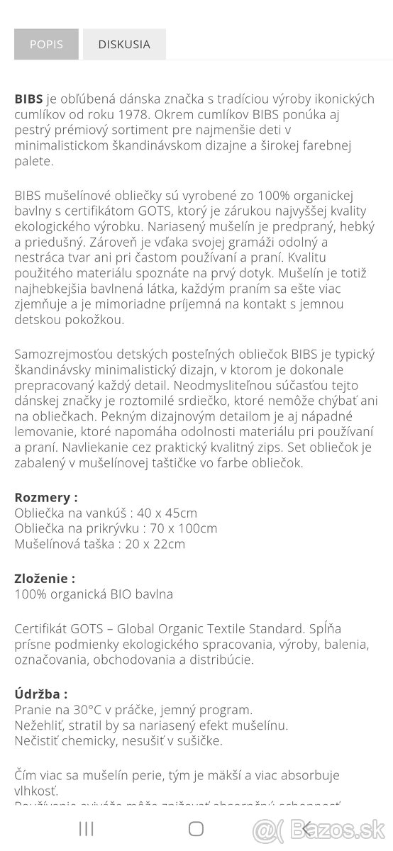 Muselinove obliecky Bibs - 5