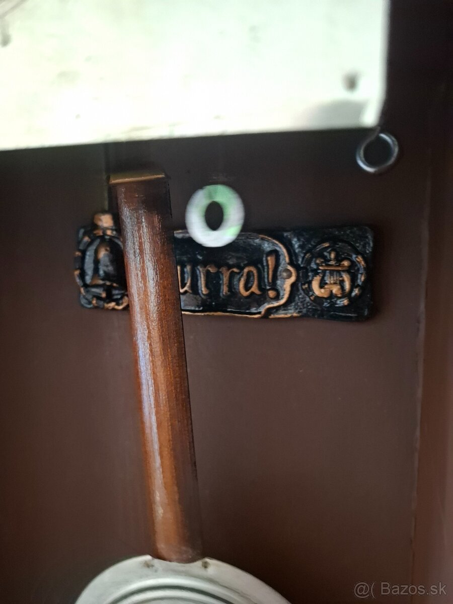 Predám funkčné starožitné nástenné hodiny JUNGHANS artdeco 7 - 5