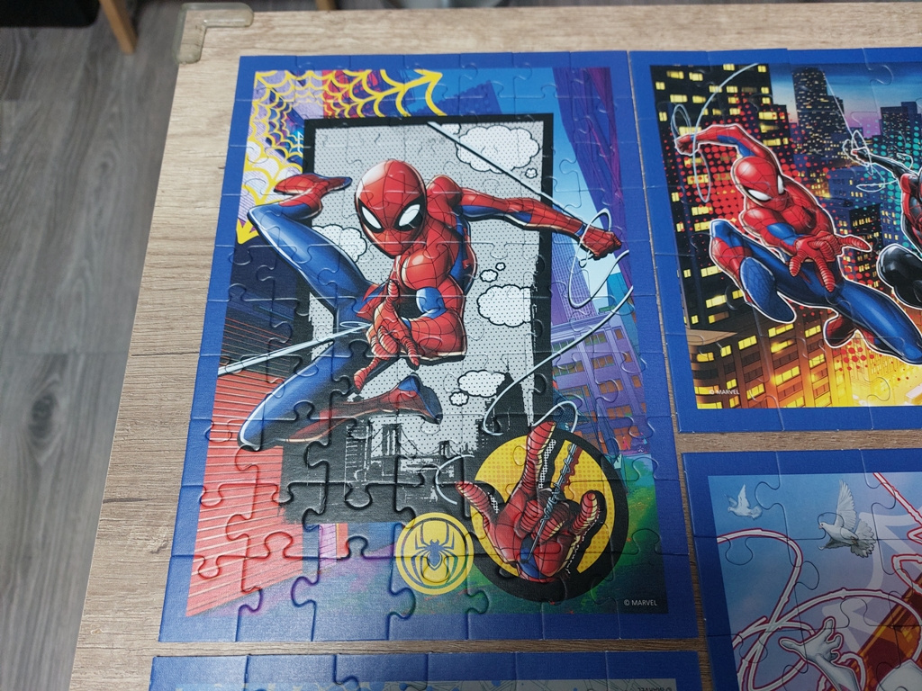 puzzle 4v1 Hotwheels / Spider man - 5