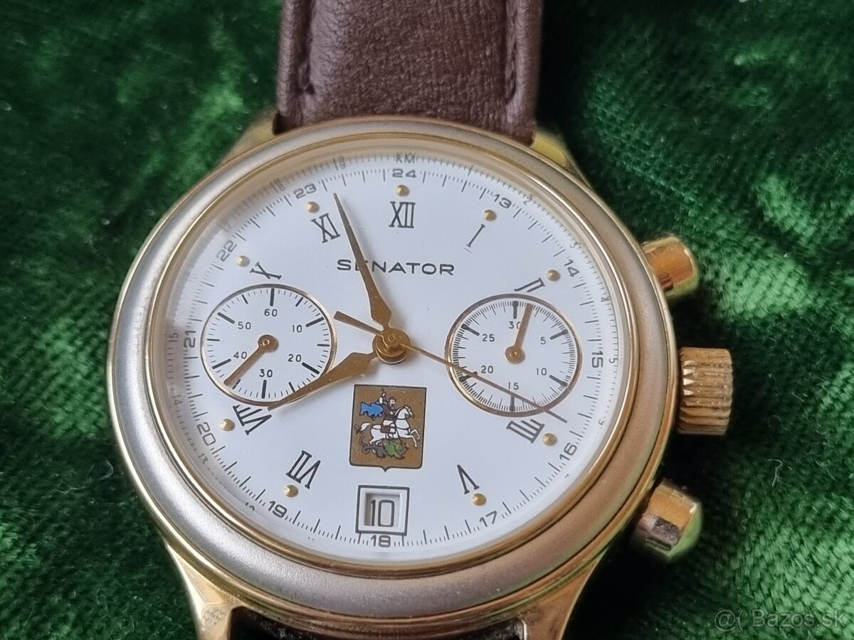 Náramkové hodinky,chronograf senátor. - 5