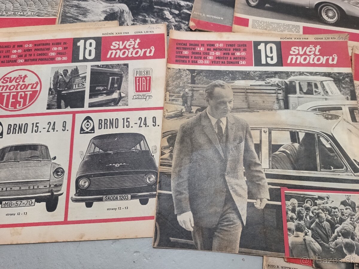 Svet motorú ročník 1968, 24 čísiel - 5
