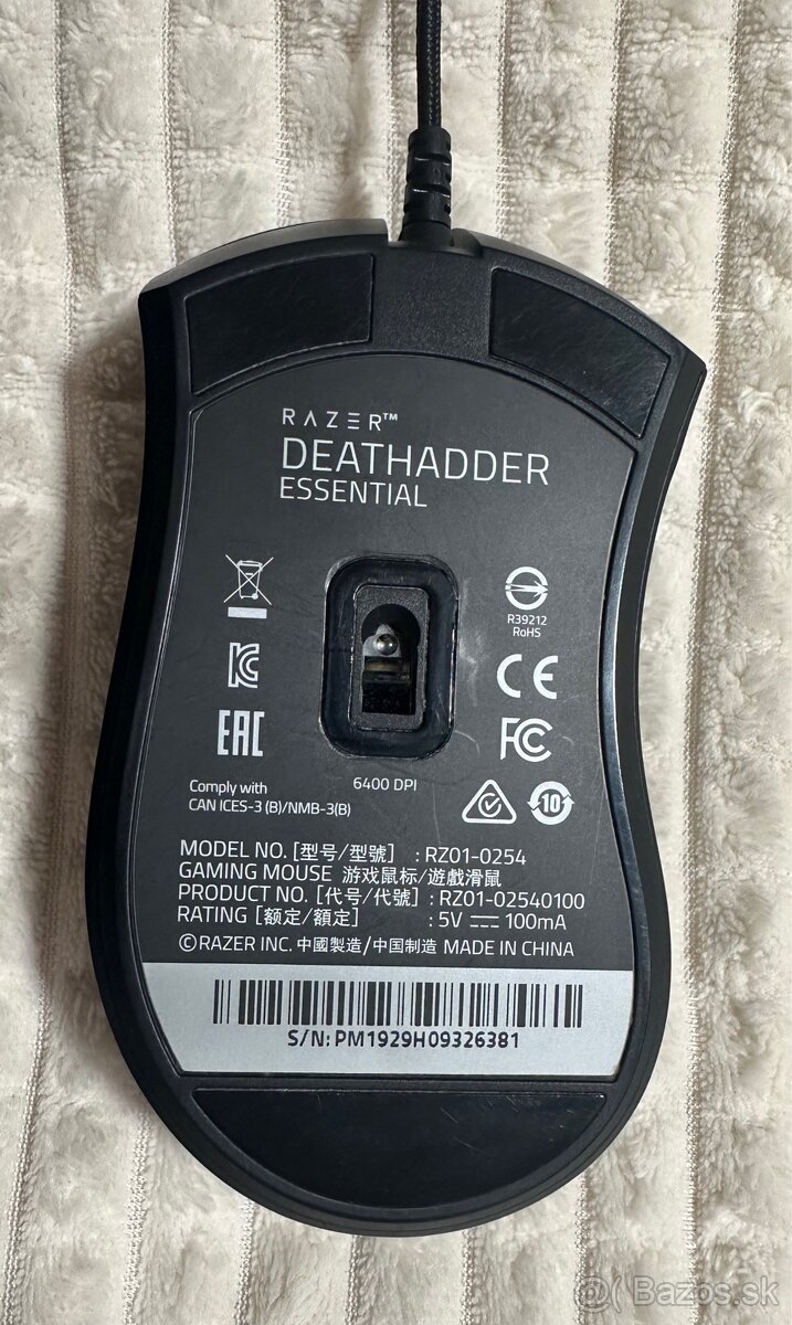 Hráčska myš Razer Deathadder Essential - 5