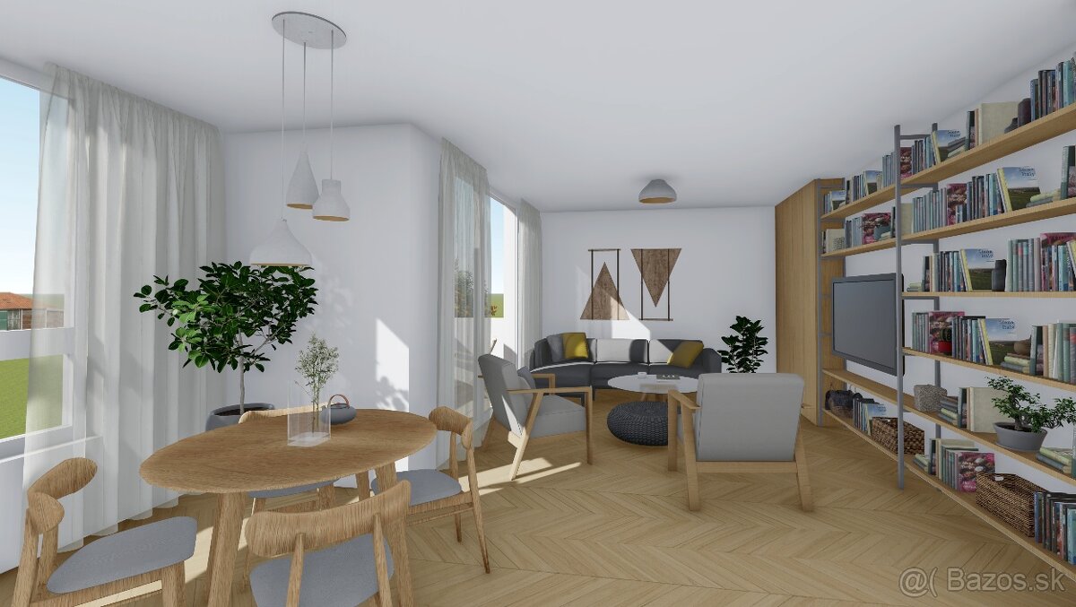 4 izbový byt 104 m2 v novostavbe - 5