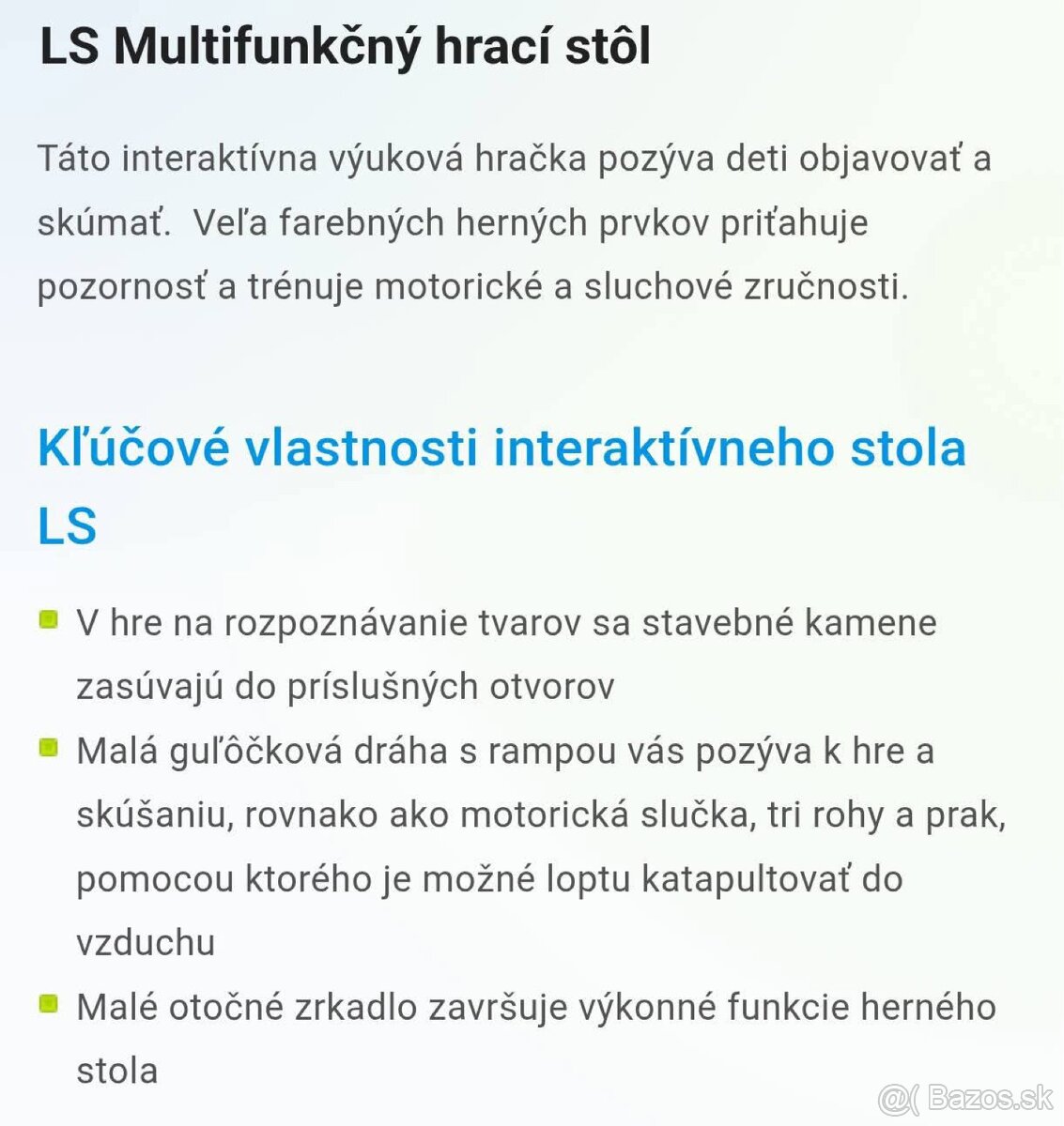 Predám multifunkčný hrací stôl - 5