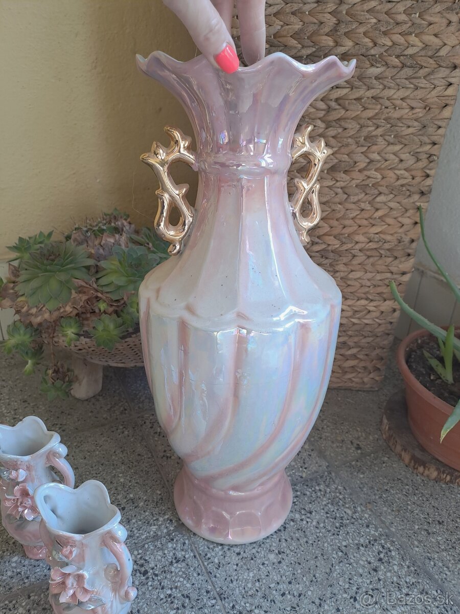 Porcelánový set, perleťový - 5