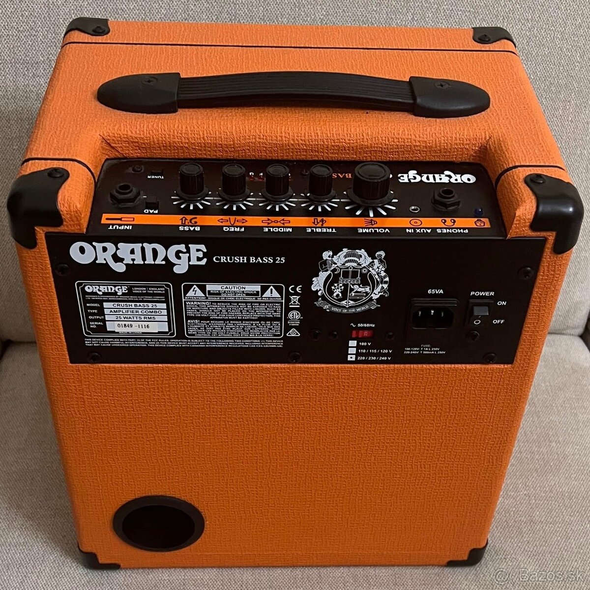 Orange Crush Bass 25W - 5