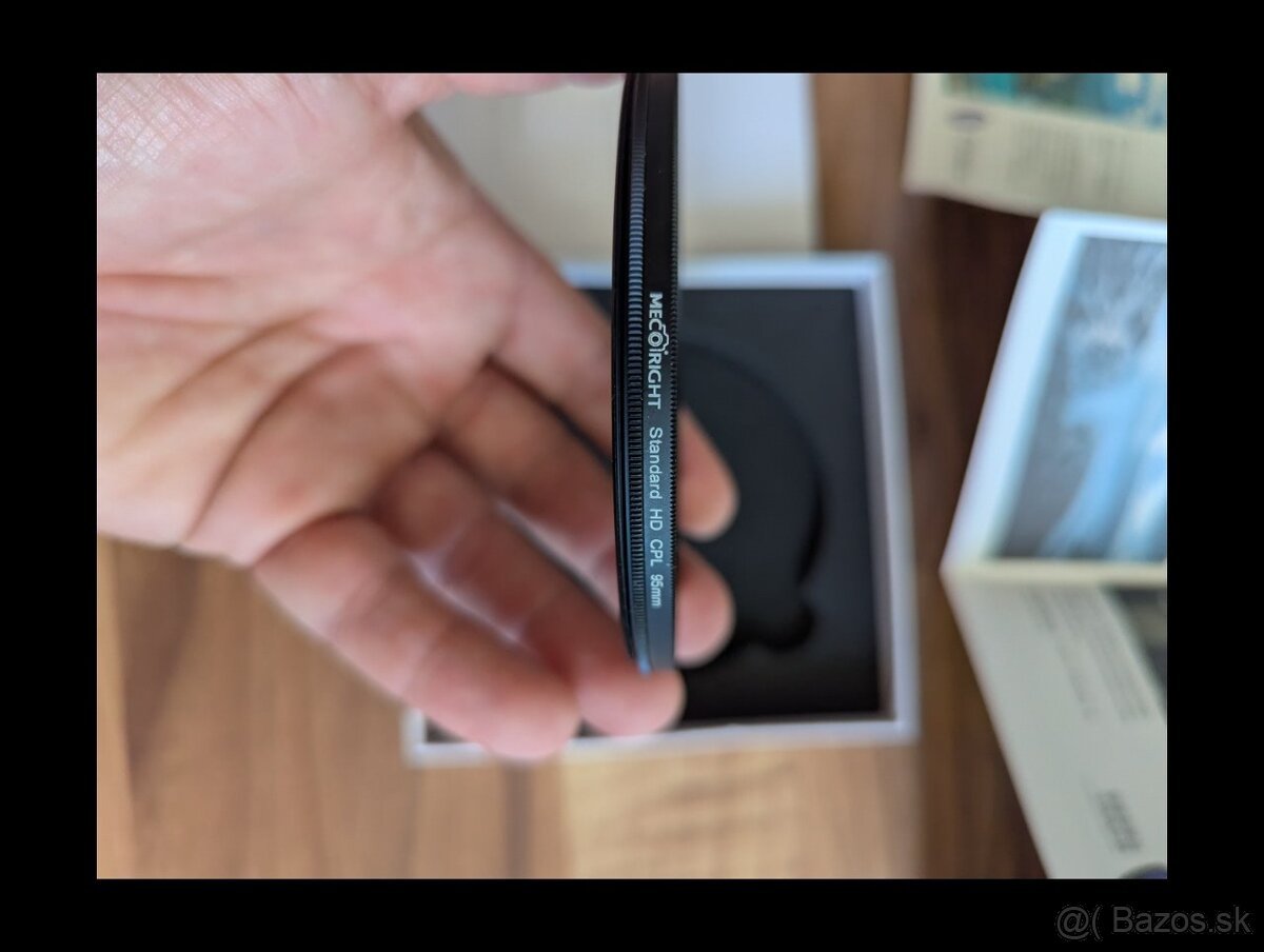 Predám 1ks CPL Filter a1ks UV filter 95mm - 5