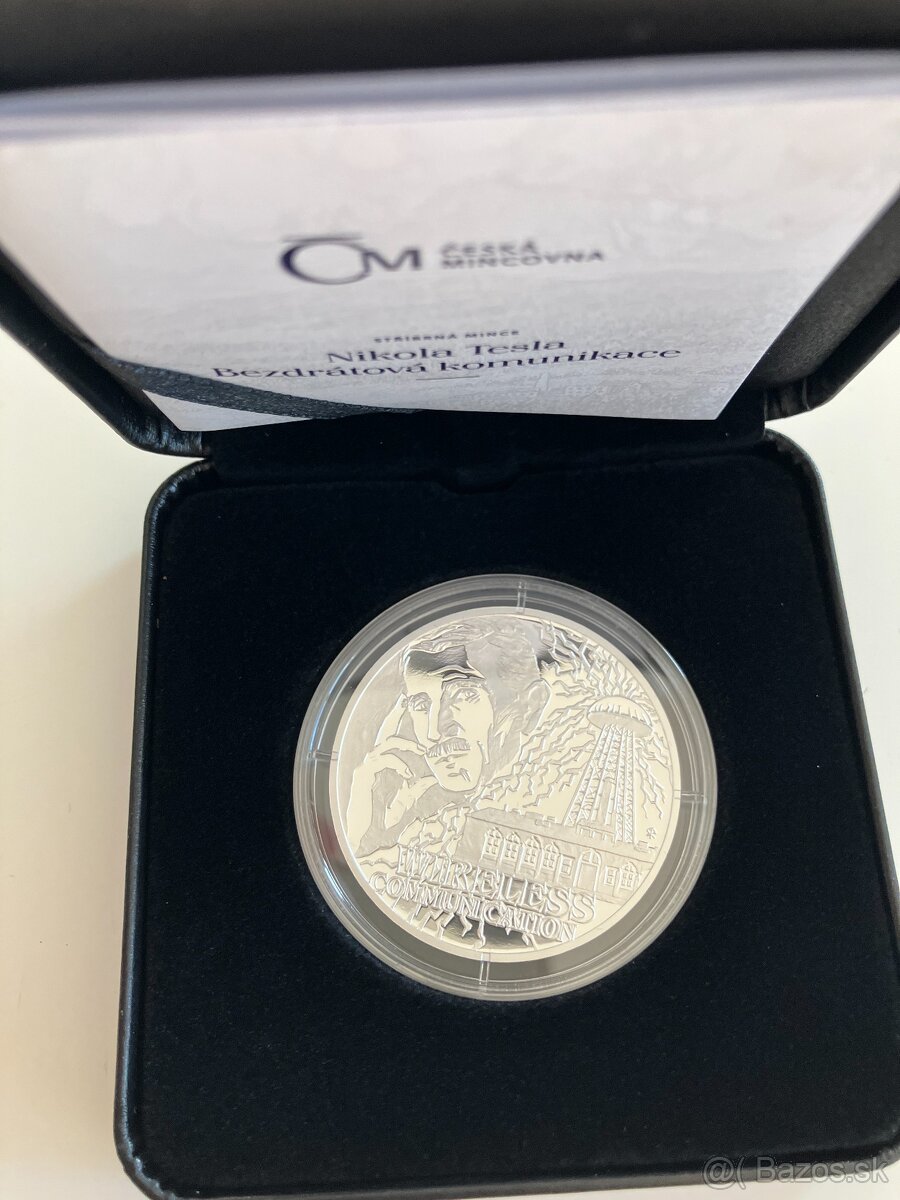 Sada strieborných mincí NIKOLA TESLA - 5