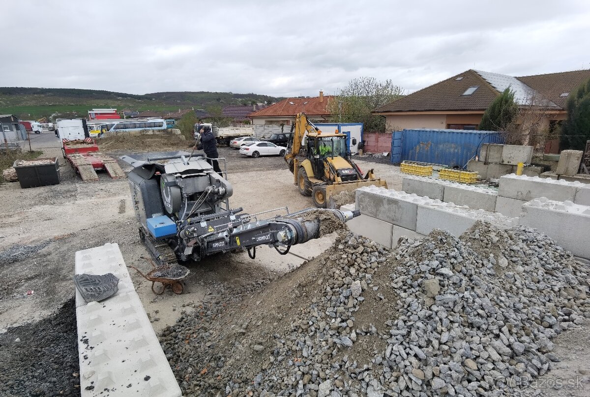 Drvenie stavebného odpadu, recyklácia odpadu R5,R12 - 5