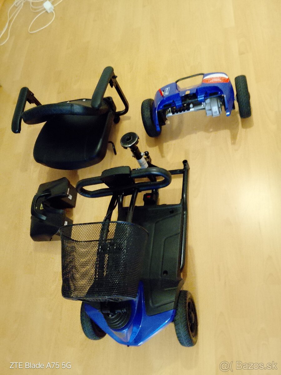 Vozík pre seniorov, elektrická trojkolka - 5