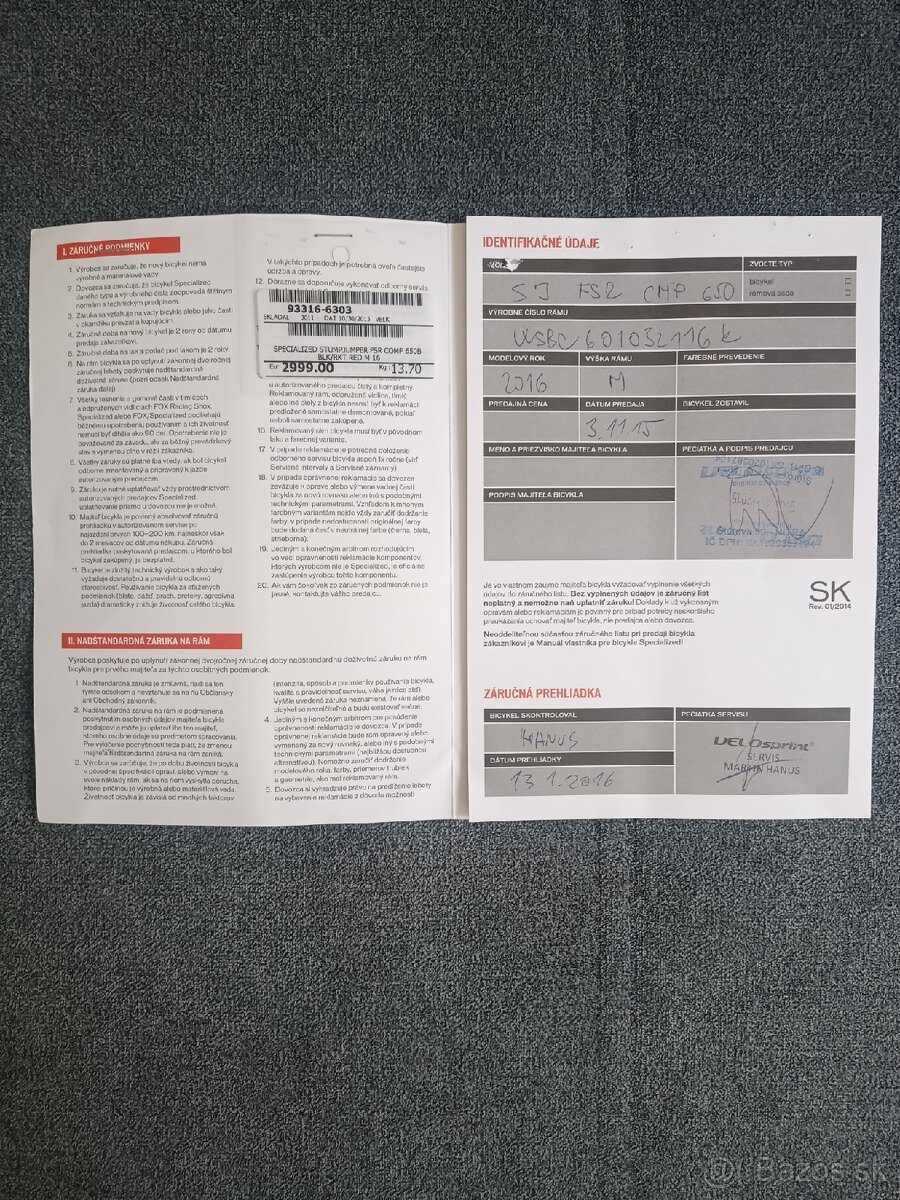 Specialized Stumpjumper, veľkosť S3 - M - 5