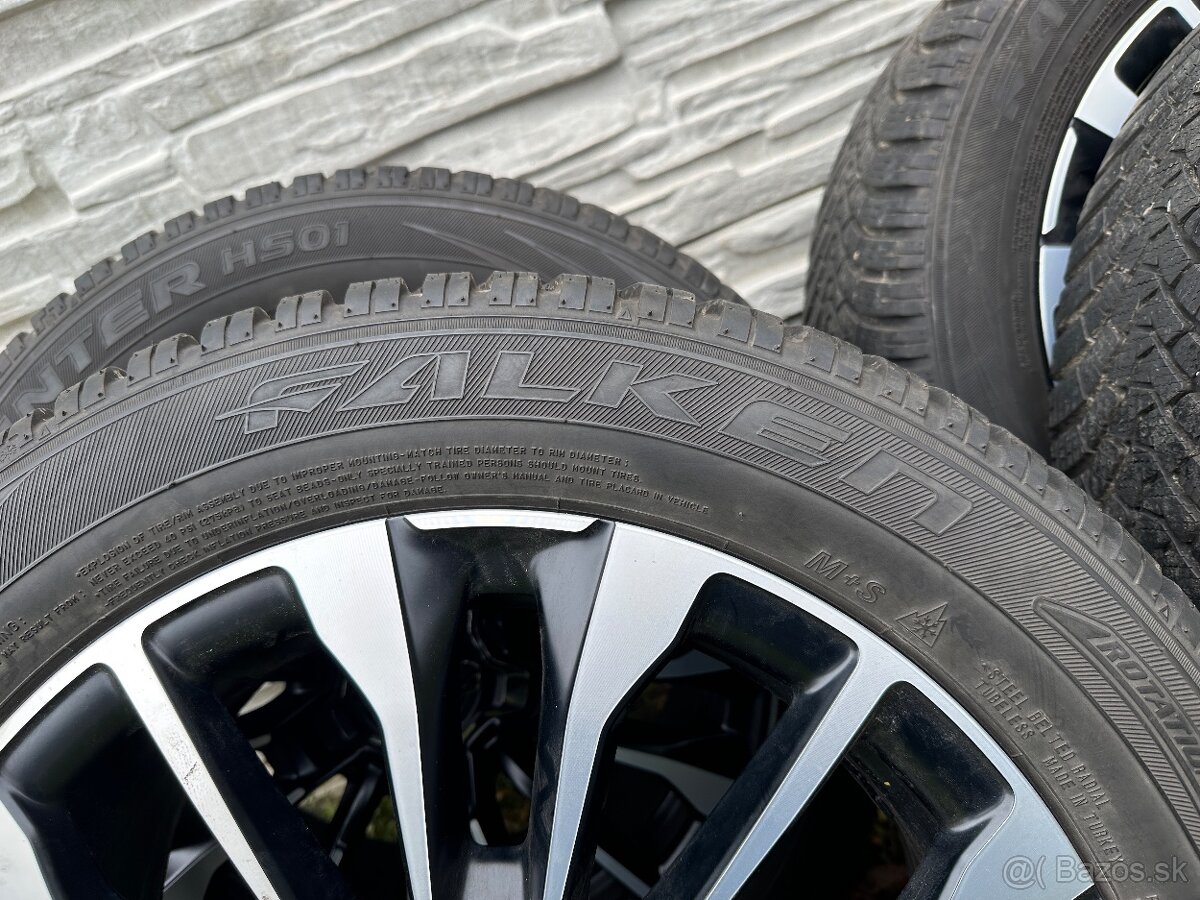 Zimná sada originál Fiat 500 215/55r17 - 5