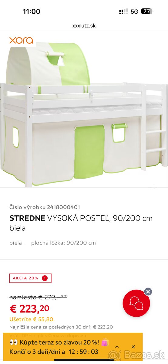 Uplne nova Detska poschodova postel - 5