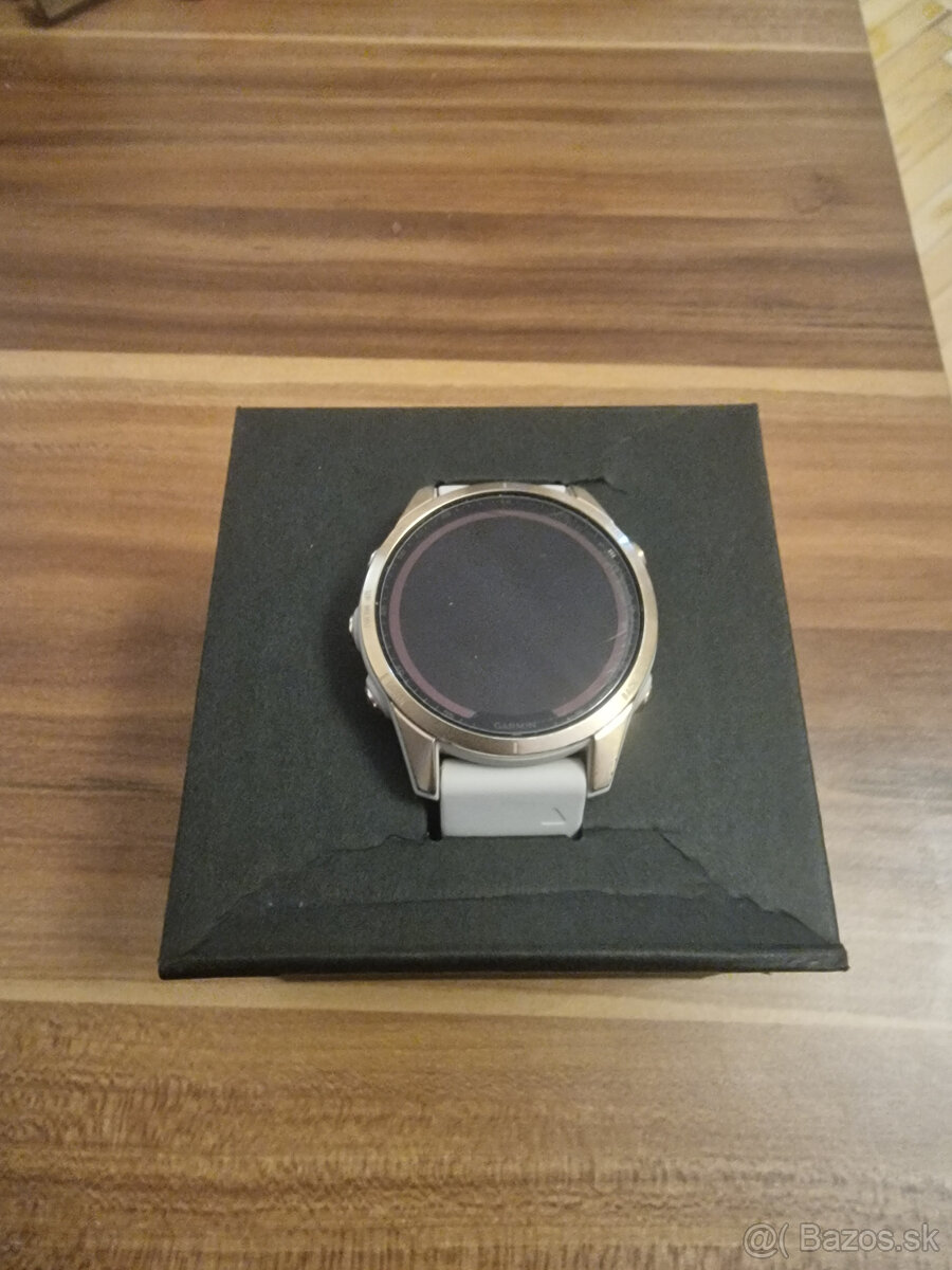 Garmin Fénix 7S Sapphire Solar Titan Cream Gold / Sand Silic - 5
