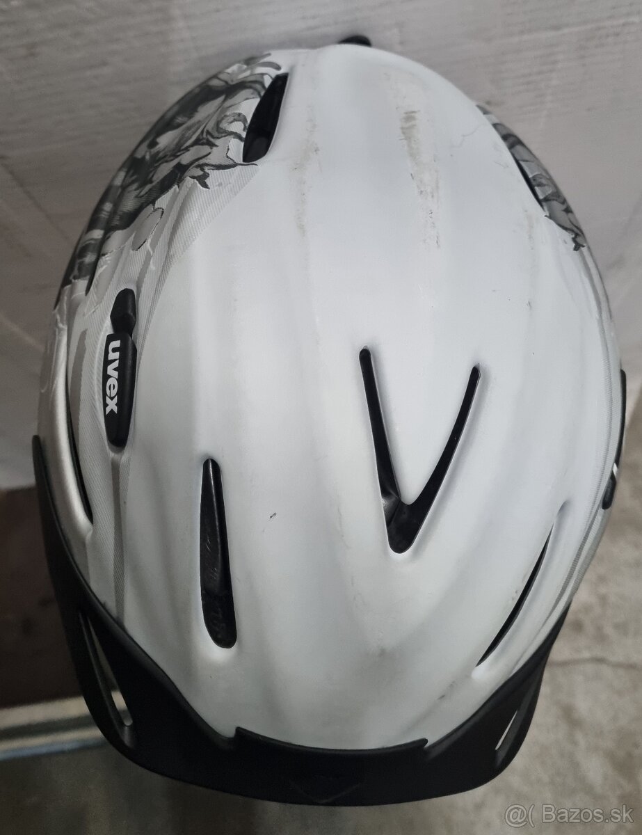 Lyžiarska prilba UVEX + okuliare - 5