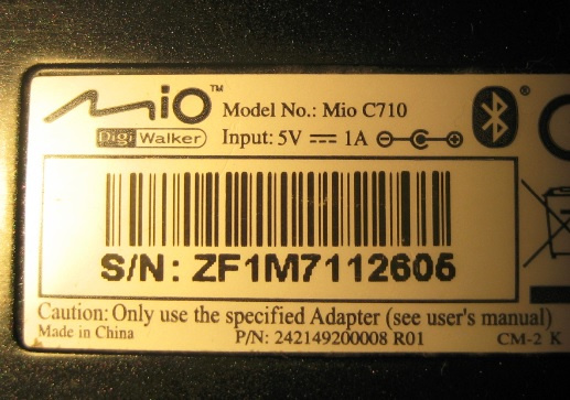 NAVIGACIA MIO C710 GPS - 5