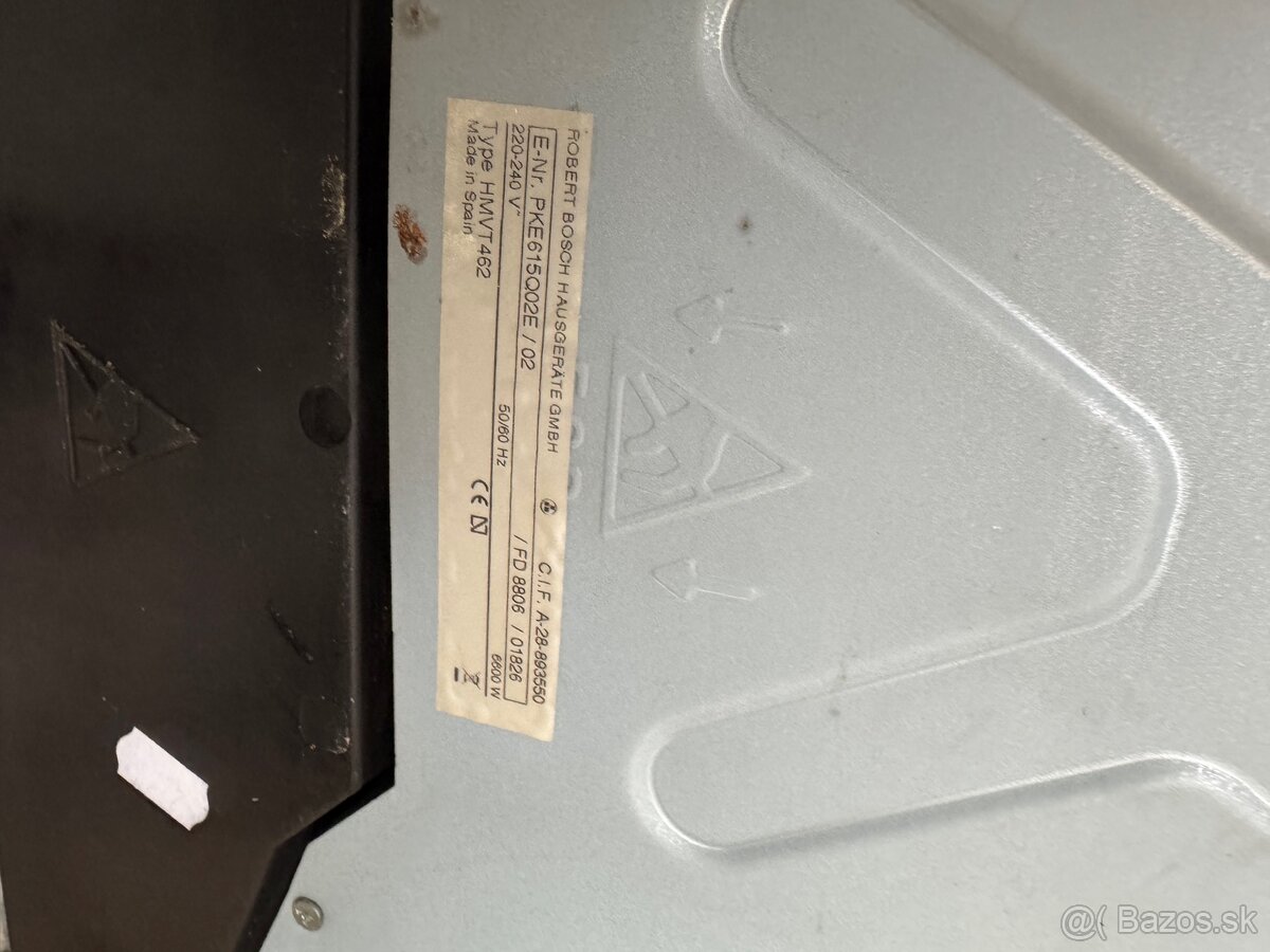 Bosch sklokeramická varná doska - 5