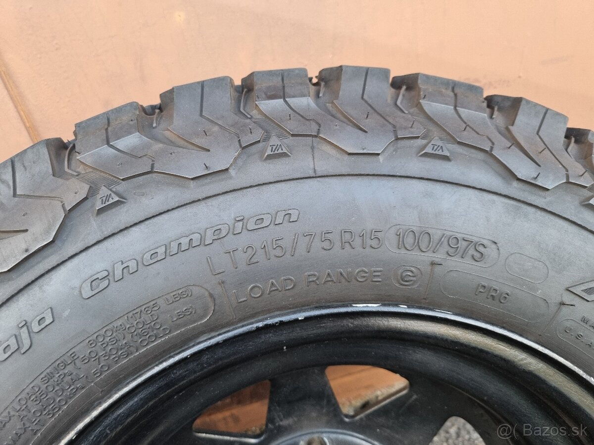 BFGOODRICH 215/75 R15 + 5x139.7 - 5