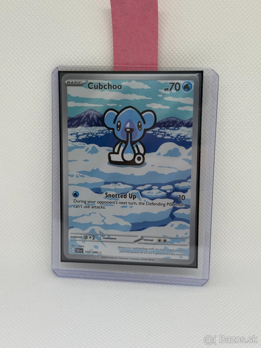 Pokémon karta Cubchoo 109/086 – NM – ORIGINÁL - 5