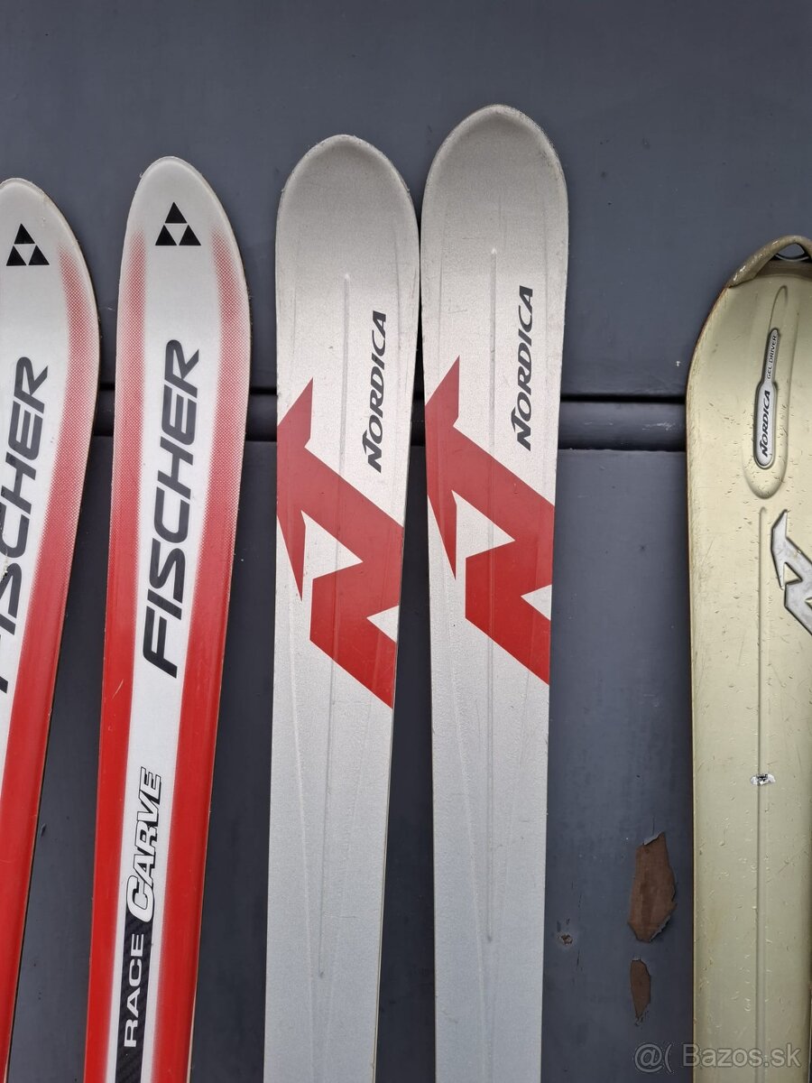 Predám zjazdové lyže Fischer, Nordica, Techno. - 5