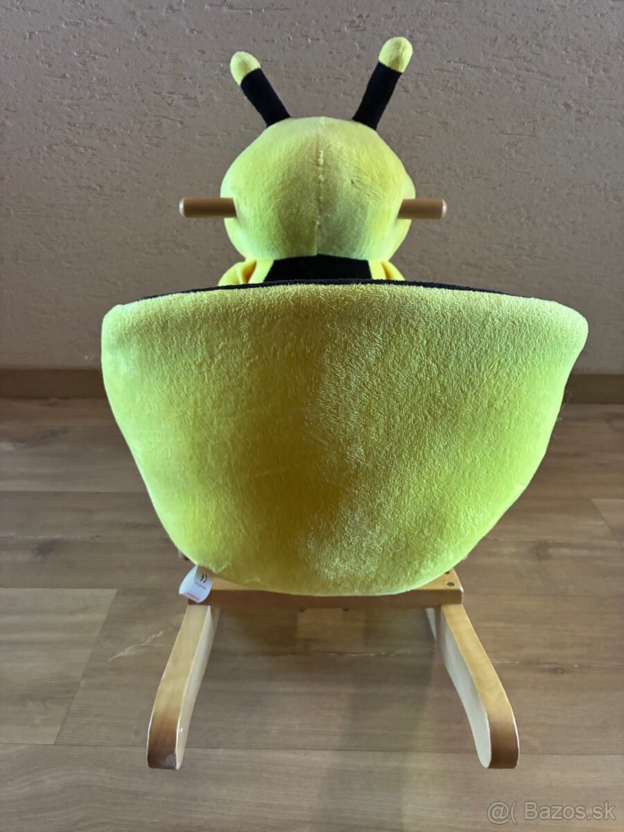 Plyšové hojdacie kresielko so zvukom - 5