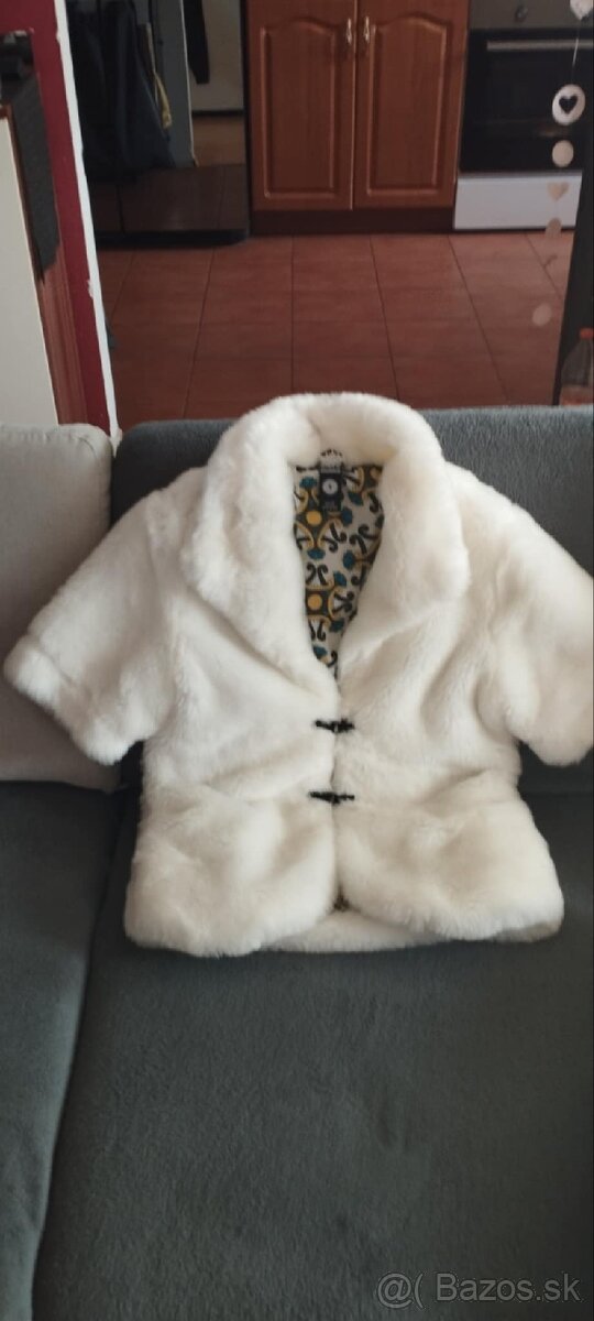 Detský kabátik bielučký - 5