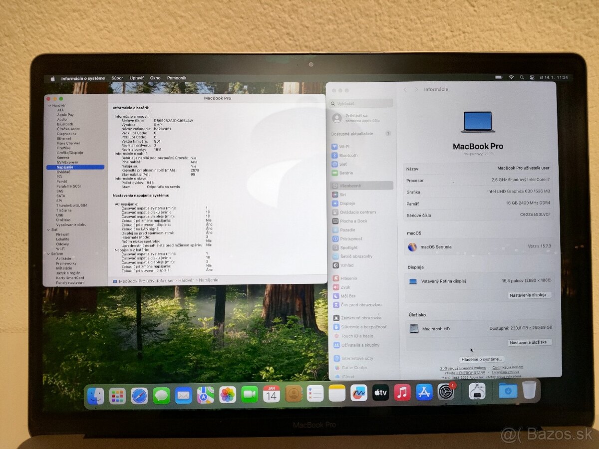 MacBook Pro 2019 i7 | 16GB | 256GB - 5