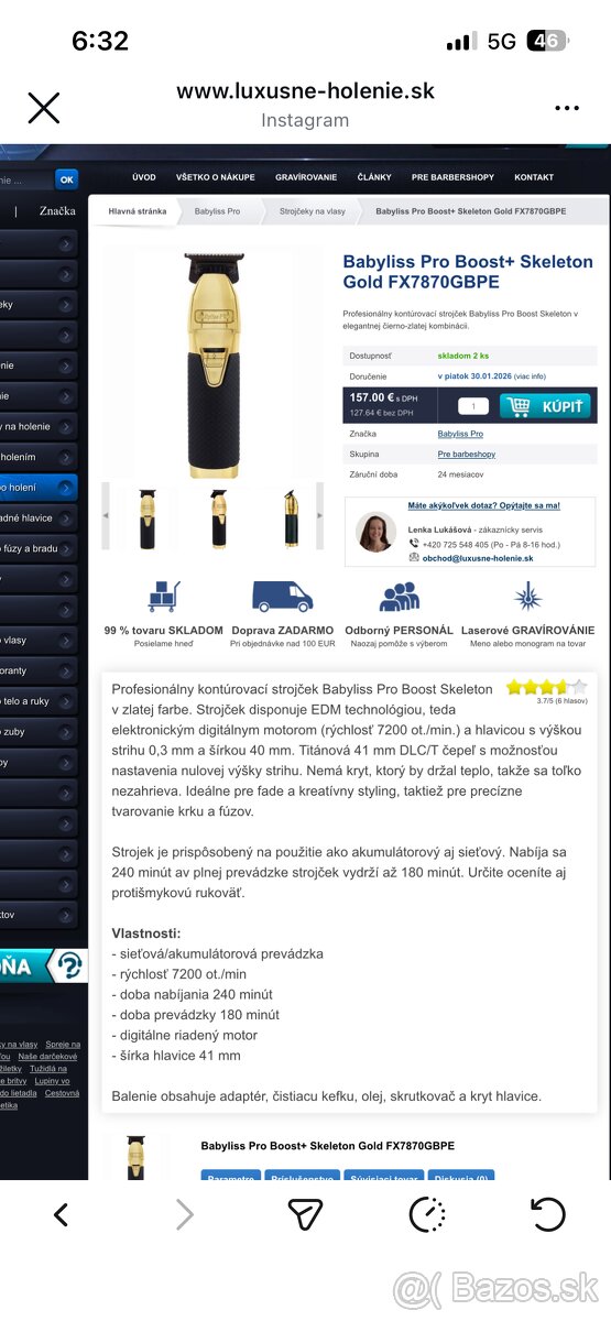 Wahl magic clip a konturka babyliss pro boost + - 5