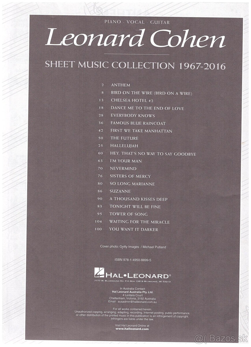 Cohen, Coldplay, Jethro Tull, Queen - 5