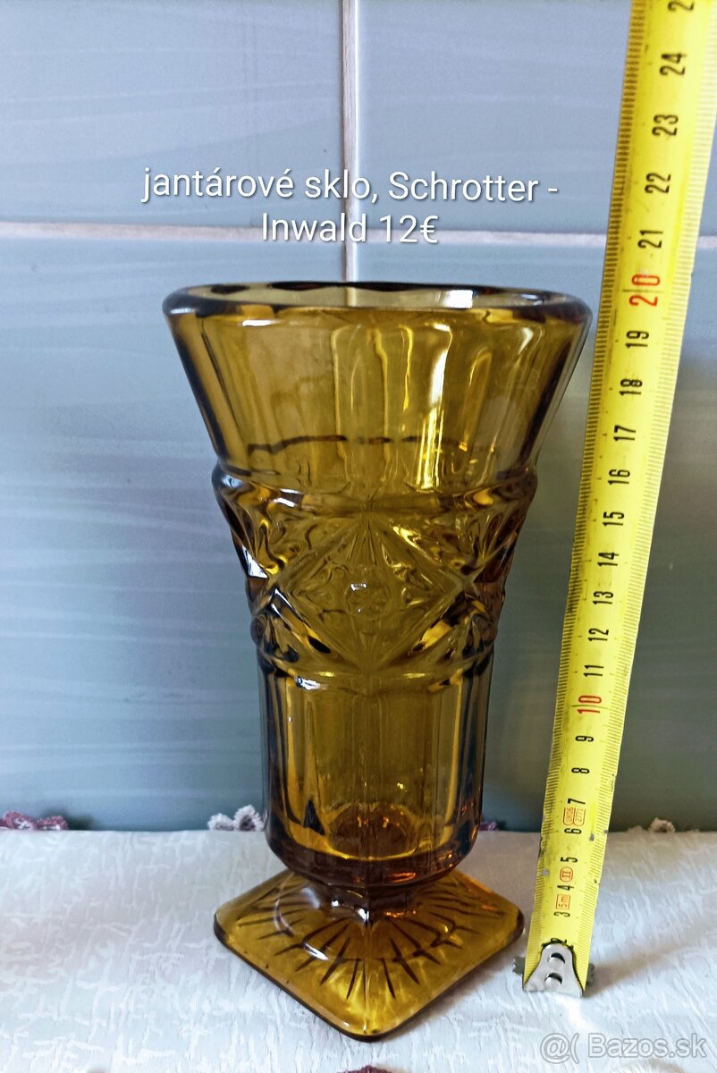 Retro sklenené vázy - 5