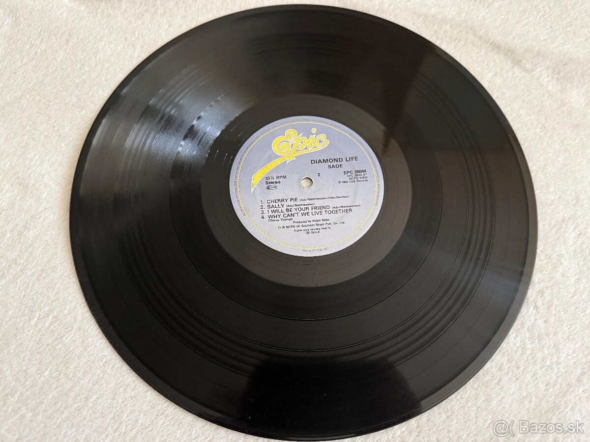 Sade – Diamond Life (LP vinyl, 1984) - 5