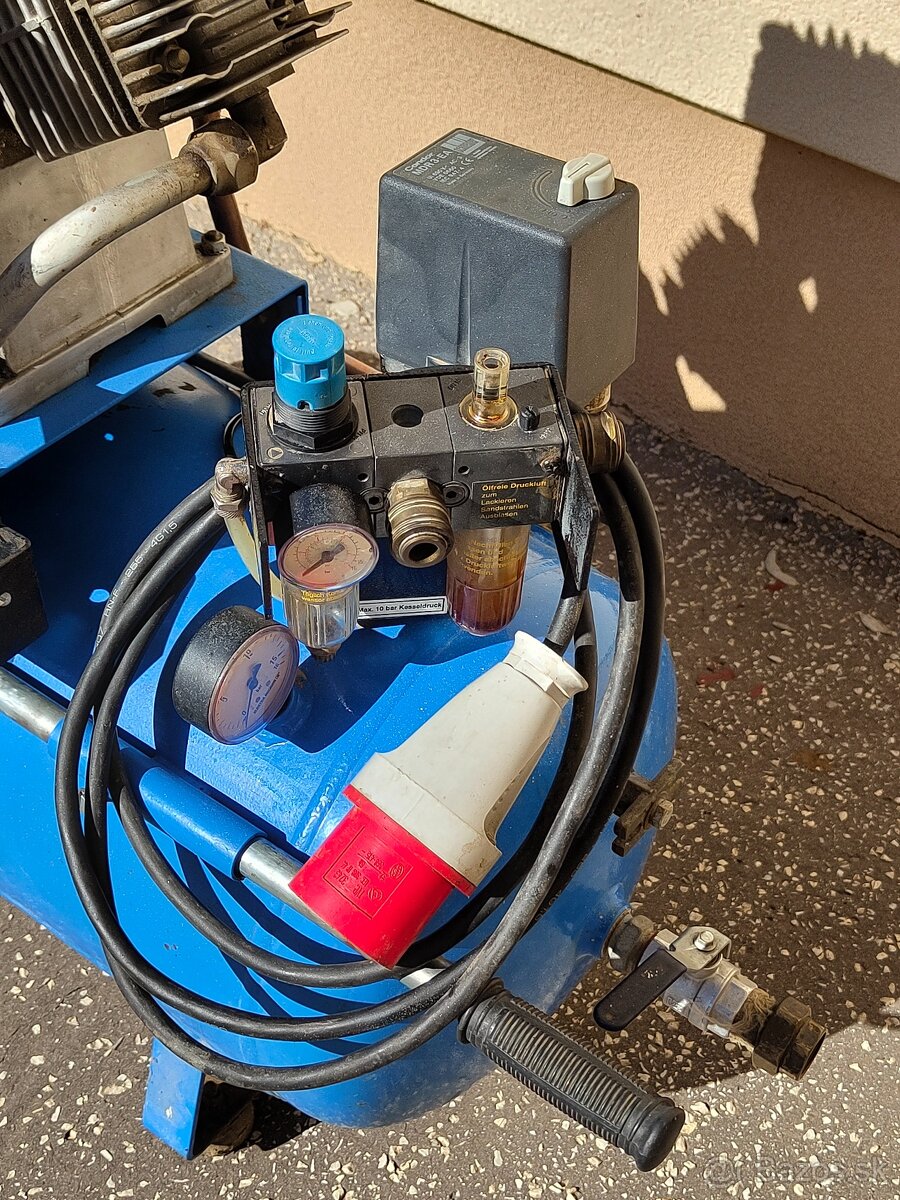 Vzduchový kompresor Elektra Beckum 90l 3kW - 5