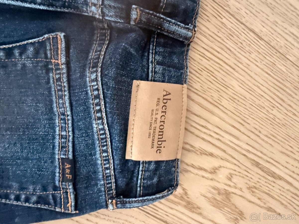 ABERCROMBIE &FITCH riflové kraťase chlapec veľ 140 9-10 roko - 5