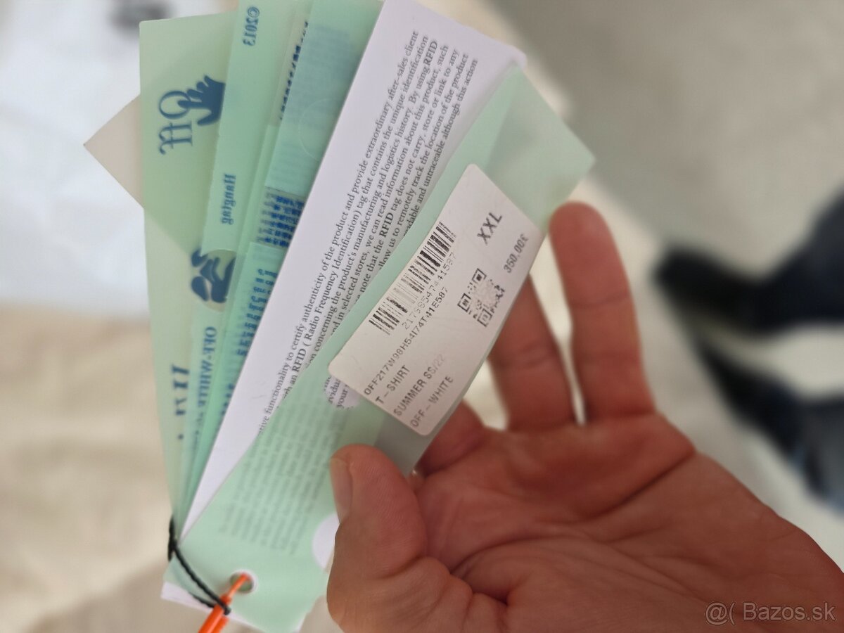 Kratke tricko OFF WHITE - 5