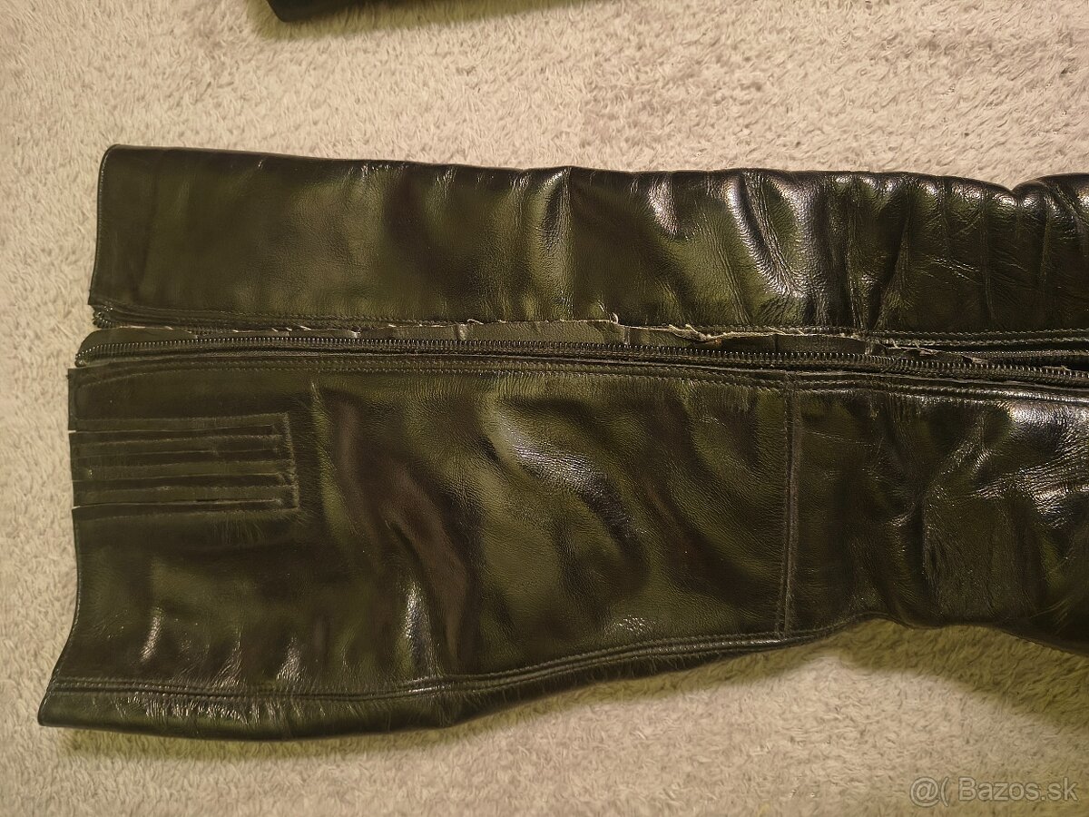 Kožené Čižmy na platforme veľ.39 ( širšie lýtka ) - 5